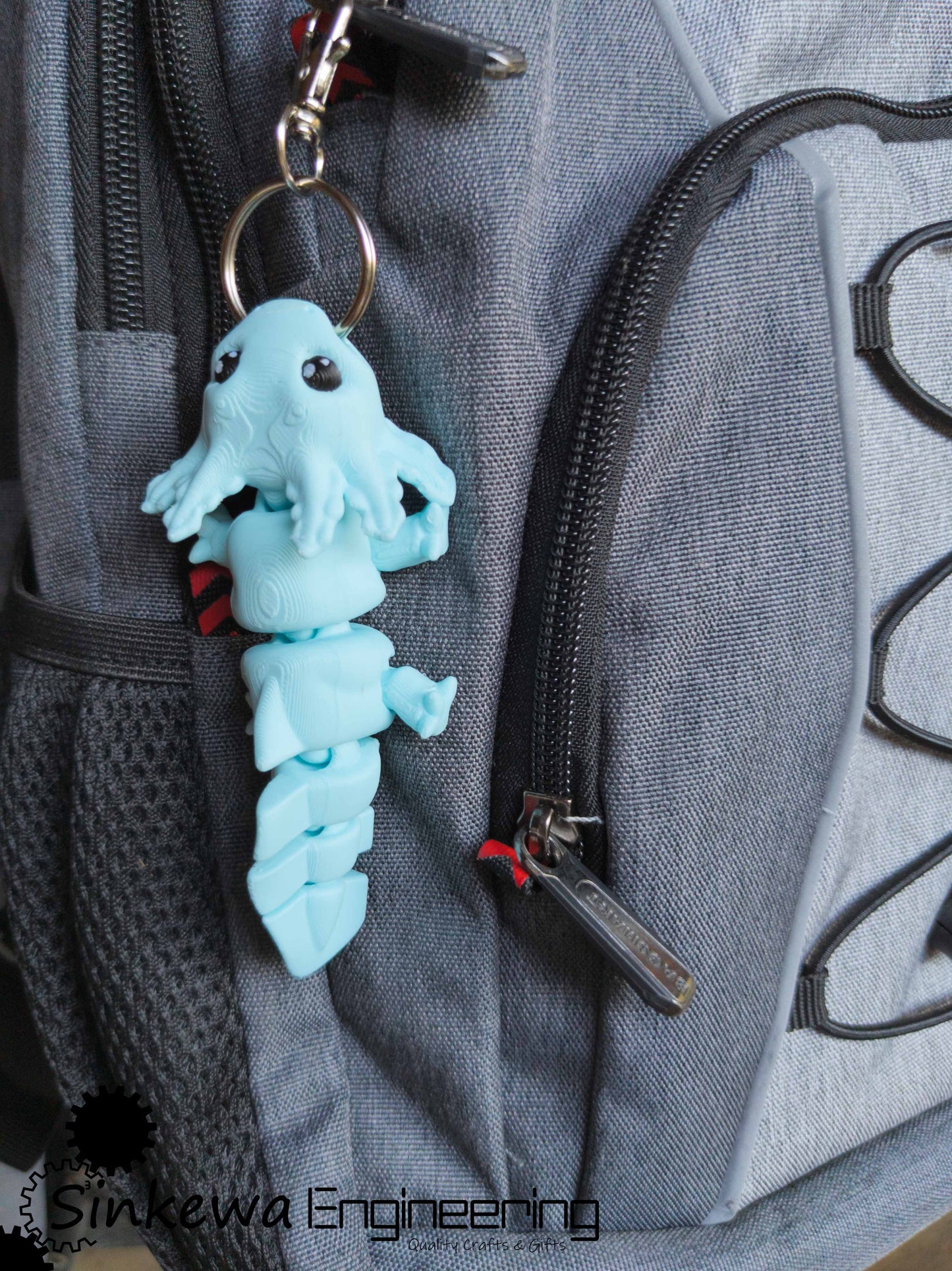 3D Printed Baby Axolotl Articulated Figurine – Fidget Toy