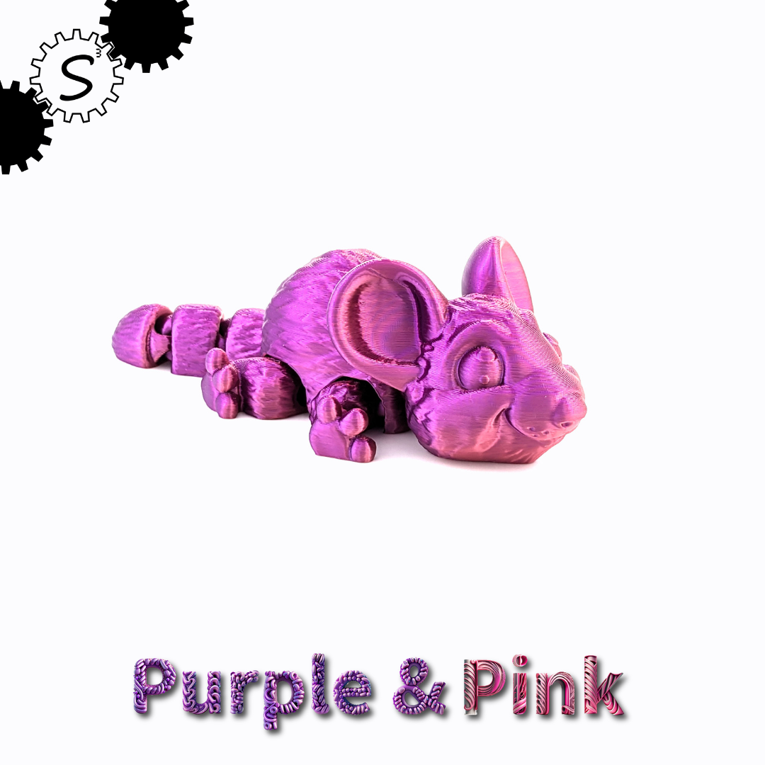 3D Printed Mouse Figurine - Single Colour